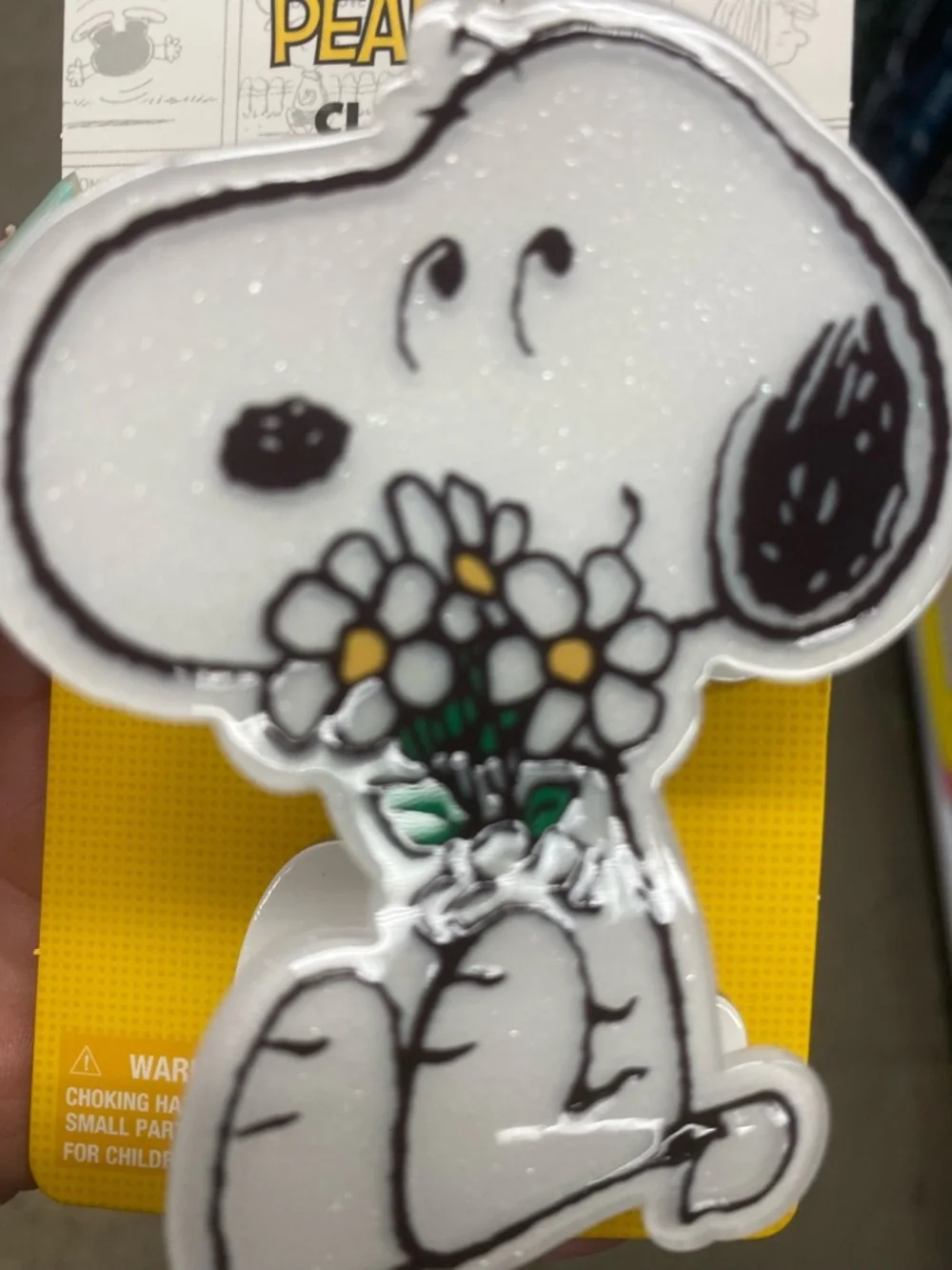 Peanuts Snoopy Daisy Bouquet Claw Clip - Picture 2 of 3